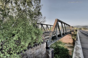 Eisenbahnbrücke bei Eschwege Seitenansicht